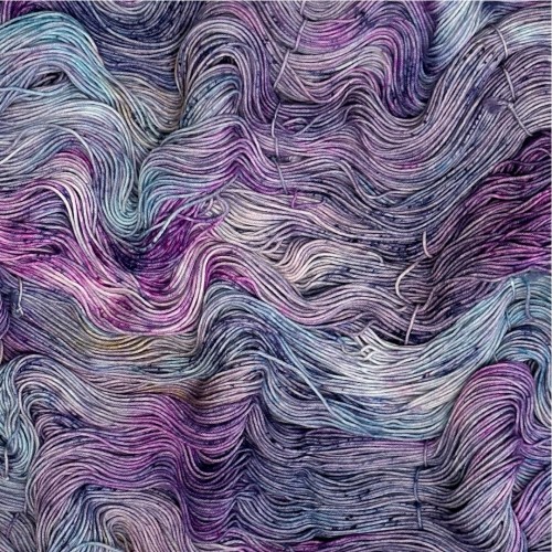 Пряжа Bliss цвет фуксия фиолетовый голубой